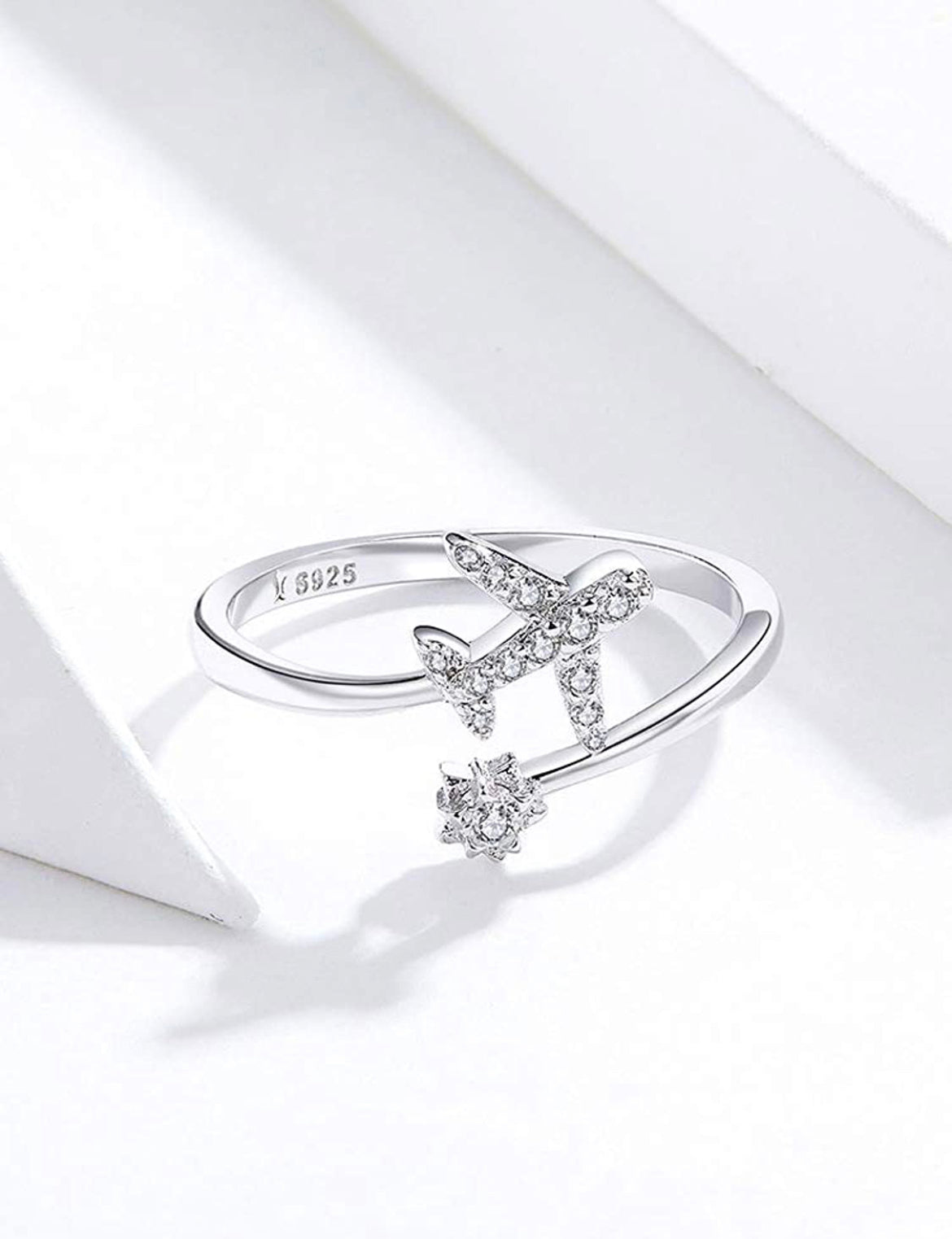 Sterling Silver Air Plane Ring